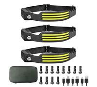 Qosneoun Arkenlite Lampe Frontale, Arkenx Lampe Frontale, 230° Torche Lampe Frontale Led Ultra Puissante, Ipx4 éTanche Ultra-LéGèRe Lampe Frontal pour Randonnée Bricolage Camping Pêche (3 PCS-C)