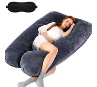Qosneoun Auraform Body Pillow,Auraform Pillow,Sleep Therapy Pillow Full Body,U Shaped Body Pillow,Comfort Swan Pillow,Pregnancy Body Pillow,Knee Pillow for Side Sleepers Provides Support (20)