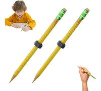 Qosneoun Lot de 2 crayons sensoriels pour le TDAH avec écrous et boulons pour la concentration, le soulagement de l'anxiété, outil sensoriel silencieux pour soulager le stress, fournitures d'étude