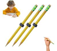 Qosneoun Lot de 3 crayons sensoriels pour le TDAH avec écrous et boulons pour la concentration, le soulagement de l'anxiété, outil sensoriel silencieux pour soulager le stress, fournitures d'étude