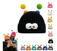Qosneoun Monster Tentacle Hat,Glowing Little Monster Knit Hat,Winter Parent-Child Cute Glowing Little Monster Knit Hat (One Size,09)