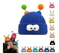 Qosneoun Monster Tentacle Hat,Glowing Little Monster Knit Hat,Winter Parent-Child Cute Glowing Little Monster Knit Hat (One Size,08)