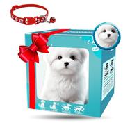 Qosneoun Nicco-My Chiot robot réaliste 2025, nouveau chien robot AI, chien robot Nicco, agit comme un vrai chien, robot en peluche interactif pour adultes, marche, aboiement, remuant la queue (B)