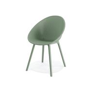 Qosy Chaise outdoor Vert - Lot de 2 - Veba
