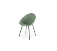Qosy Chaise outdoor Vert - Lot de 2 - Veba