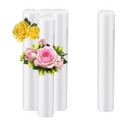 QoTang 4 Pièces Mousse Florale,Tube Mousse pour Composition Florale Composé Enfichable pour Arrangements Floraux Frais et Artificiels,pour Mariage Décorations de Fête,40x5 cm