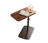 QoTang Table d'Appoint,C Form Tables Canapé Coulissante 360°,Hauteur Réglable Table d'appoint Bout de Canapé pour Ordinateur, Montage Facile, Salon, Chambre, Balcon30*40cm