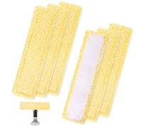 QOUBNIC Lot de 6 Chiffons de Nettoyage en Microfibre pour Karcher, Microfibre Lingette Accessoires Bonnette Lingette, Chiffons de Nettoyage pour Lave Vitre Karcher WV2 WV5 WV6