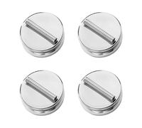 Qoukonao Aimant pour Broche,Lot de 4 Supports Métalliques Plats Invisibles Réutilisables - Supports magnétiques pour convertir broches - Adapté pour vêtements, hijabs, foulards, tissus, corsages,