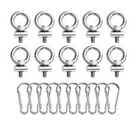 Qoukonao Ancrages d'attache pour Montage Rail en T | Montage Rail Vertical à Oeil d'Arrimage | Support Cordage Store Kayak Vis Pièces pour Camping-Cars Bateaux Camping Véhicules Fixation Sécurisée