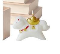Qoukonao Bougie Parfumée,Ornement de Figurine de l'Année du Cheval,Bougie du Nouvel An aux Arômes Animaliers - pour Chambre, Salon, Bureau, Femmes, Filles, Petite Amie, Mère