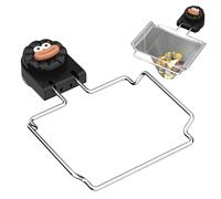 Qoukonao Capteur De Nourriture pour Évier,Attrape-Déchets Pliant,Filtre d'Évier avec 50 Sachets Filtres en Maille - pour Épluchures De Légumes Restes Déchets Ordures Cuisine Salle De Bain