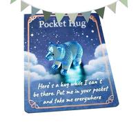 Qoukonao Cartes D'Encouragement Motivation Positive | Figurines Cartes D'Animal De Poche | Figurines De Jouets D'Encouragement Pour La Famille, Les Amis, Les Étudiants, Pâques, Anniversaire, École Et