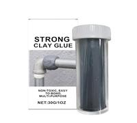 Qoukonao Colle Adhésive | Argile de Soudure Étanche 30g,Adhésif Fort Étanche Résistant à la Chaleur Boue Réparatrice Rapide pour Connexion Tuyaux, Trou Mur, Carreaux