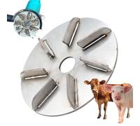 Qoukonao Épilateur pour animaux d'élevage | Appareil agricole économique - Disque ergonomique pour l'épilation des poils de chèvre | Pour coqs, poules, poules, chèvres, moutons, vaches, volailles