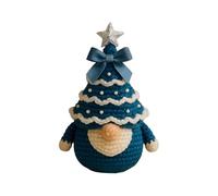 Qoukonao Kit de crochet de Noël pour débutant, kit de tricot de nain de Noël | Kit de bricolage fait à la main pour projets scolaires, relaxation, enseignants,