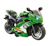 Qoukonao Kit de modélisation de Moto, Figurine de Moto, Jeu de Figurines avec Fonctions sonores et Lumineuses, Jouet de Moto Push and Go avec Piles, pour, Adultes et Les âges