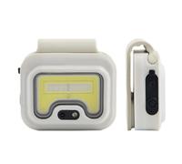 Qoukonao Lampe de poche rechargeable à clipser pour marche de nuit - Lampe de sécurité LED pour aventure en plein air, vélo, randonnée, pêche, camping, voyage