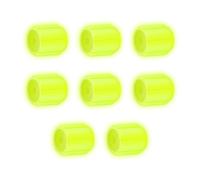 Qoukonao Lot de 8 bouchons de valve de pneu fluorescents - Décoration de voiture universelle - Accessoires de valve de roue fluorescents, pour voitures, SUV, camions, motos, cyclomoteurs