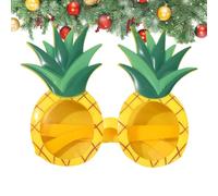 Qoukonao Lunettes de soleil ananas pour adultes, tout-petits - Lunettes élégantes en forme d'ananas pour et adultes - Pour plage, voyage, anniversaire, cabine photo, scène, école