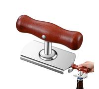 Qoukonao Ouvre-Bocal | Réglable Par Torsion Facile Avec Poignée En Bois,Ouvre-Bocal Et Bouteille - Pour Hommes Femmes Seniors à la Maison en Cuisine en Voyage à l'Hôtel au Restaurant en