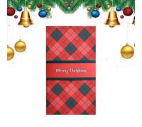 Qoukonao Porte-Cartes de Noël Fait Main - Livret à Défilement à Tirer - Livre de Cartes de Vœux d'Anniversaire - Pour et Adultes Fêtes de Noël Anniversaire École Célébrations