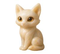 Qoukonao Sculpture Animale de Table - Statue en Résine aux Yeux Expressifs | Décoration Maison pour Bureau Chambre Étagère Bibliothèque Cheminée Table d'Appoint Entrée