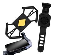 Qoukonao Support De Téléphone pour Bicyclette - Support en Silicone avec Absorption des Chocs | Porte-Téléphone Portable pour Bicyclette,pour Hommes Femmes Déplacement Randonnée Course Voyage