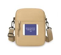 Qoutes Famous People Healing Who Lead Me Like Fate Sac à bandoulière pour téléphone portable Mini sac à main