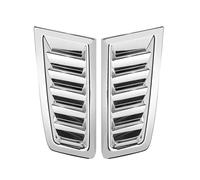 QOWIRUT Bonnet d'aération grilles 2 Pièces Caches D'aération Capot Avant Compatible avec Lexus pour IS200T IS250 IS350 ISF GS350 GS450H NX200T NX300H RC-F(Chrome)