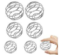 QOWUXHZ 6 Boules d'Agitation pour Shaker, Boule de Mélange pour Protéines et Shakes, Accessoire de Préparation de Boissons Sportives et Nutritives, Pour Shaker à Boisson et Préparation de Suppléments