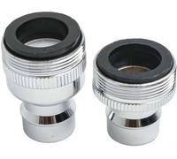 QOXEZY Adaptateur d'aération de robinet d'eau de lave-vaisselle, buse à connexion rapide, raccord de pompe à air, construction en cuivre pour une compatibilité polyvalente, installation facile
