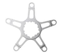 QOXEZY Adaptateur de pédalier pour pédalier à montage direct, conversion 110BCD/130BCD, alliage d'aluminium 6061, noir ou argent