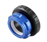 QOXEZY Adaptateur de verrouillage coaxial pour télescope astronomique, M42/M48 à montage de 3,2 cm, alliage d'aluminium pour accessoires d'astrophotographie