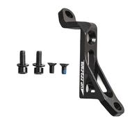 QOXEZY Adaptateur d'étrier de frein à disque plat pour cadres et fourches de vélo - 180 mm de montage sur poteau vers convertisseur plat, alliage d'aluminium