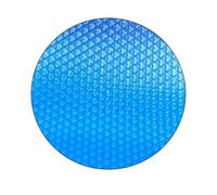 QOXEZY Bâche ronde en polyéthylène compatible avec les piscines extérieures de 1,8 m de diamètre, couverture solaire de rétention de la chaleur, stabilisée aux UV, bleue, pour extension de saison et
