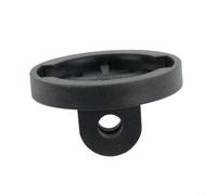 QOXEZY Base de montage en ABS pour Garmin Bryton pour ordinateur de vélo Wahoo et caméras d'action, compatibilité avec support d'éclairage avant, base noire pour ordinateur de vélo pour caméra de