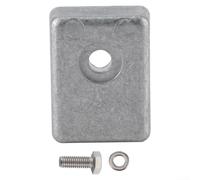 QOXEZY Bloc d'anode moteur de bateau compatible avec Honda BF8-BF30 - Anode sacrificielle en alliage d'aluminium résistant - Kit complet pour l'entretien de l'unité inférieure 41106ZW9000