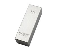 QOXEZY Bloc de calibre unique 0,5 mm 1 mm 10 mm 20 mm 50 mm 100 mm | Durci à environ 63 degrés équivalents à une résistance à l'usure durable et une précision dimensionnelle fiable.