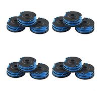QOXEZY Bobine de fil de rechange pour débroussailleuse Wolf GT840 & GTF10 à partir de 2013 - Double filetage ø ,6 mm, longueur 2 x 5 m, pour Wolf GT850(12)