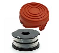 QOXEZY Bobine et capuchon de rechange pour débroussailleuse Black and Decker A6442 A6442-XJ Dual Line 2 x 6 compatible avec les modèles GL650 GL660 GL670 GL5530 GLC1825N Reflex Plus