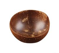 QOXEZY Bols polis en coquille de noix de coco bio pour pâtes, soupes, desserts, réutilisables pour salle à manger zéro déchet, 400 ml