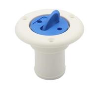 QOXEZY Bouchon de remplissage de pont de carburant en nylon pour bateaux et yachts, couvercle de remplissage en plastique de 3,8 cm de diamètre avec chaîne et joint d'étanchéité O-for RING, convient