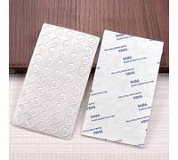 QOXEZY Butoirs de porte en silicone pour armoire, amortissement du bruit | Ces tampons en silicone absorbent les chocs et réduisent le bruit des portes d'armoire et des tiroirs qui claquent.