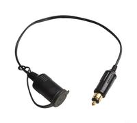 QOXEZY Câble d'extension de charge pour moto 12 V-24 V pour prises Hella | Adaptateur ABS avec installation rapide