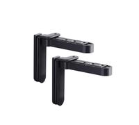 QOXEZY Charnière de porte, axe mondial, supérieure et invisible, taille de porte, 2 pièces, convient pour les opérations quotidiennes avec un entretien simple, manipulation confortable (noir)