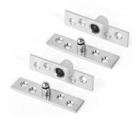 QOXEZY Charnière supérieure inférieure à 360 degrés en acier inoxydable avec 2 pièces et taille 5 x 18 mm, fabriquée à partir de bois et d'acier, convient pour les opérations quotidiennes avec un