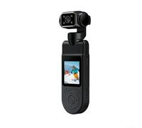 QOXEZY Compact pour Mini caméra d'action avec objectif rotatif, portable 15 x 4 x 2 cm, design ABS pour vlogging et sports de plein air, enregistreur vidéo HD audio pour cyclisme, randonnée, voyage