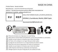 QOXEZY Compatible avec les moulinets Shimano CQ 101/201/BFS Baitcast modifiés, alliage d'aluminium aéronautique doré ou argenté