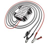 QOXEZY Convertisseur DC-DC pour Boost 12 V/24 V vers 48 V 1,5 A 72 W avec câble de 1 m et pinces crocodile, boîtier en aluminium étanche IP67, pour mini routeur Starlink